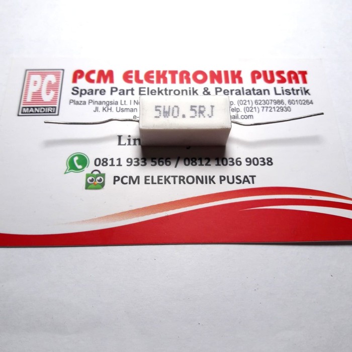 New Resistor 5 watt 5W 0.5ohm 5W0R5 5W0.5R