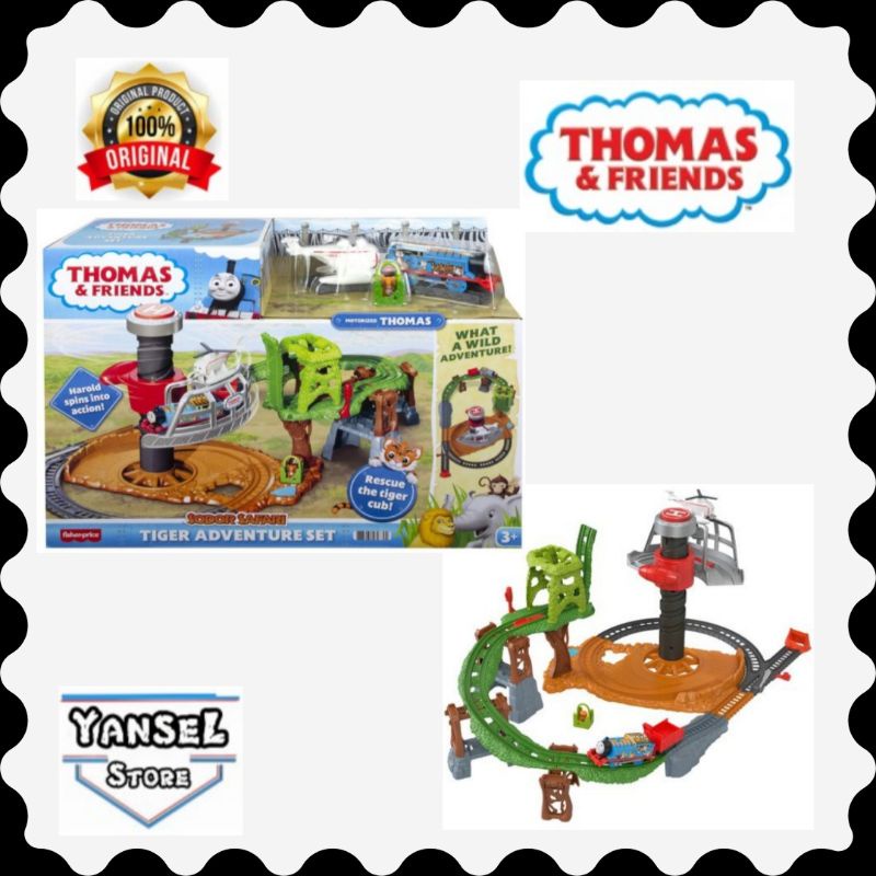 Set Thomas & Friends Sodor Safari Tiger Adventure Con Treno Motorizzato, Nuovo - Foto 3