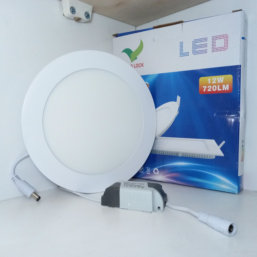 LAMPU DOWNLIGHT LED 12 WATT PUTIH INBOW LAMPU PANEL LED 12w BULAT IB