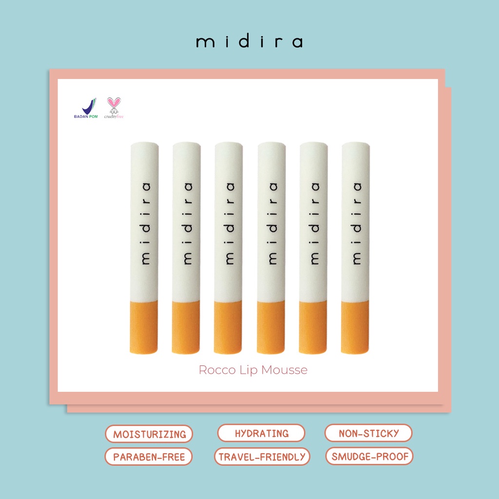 ❤ MEMEY ❤ MIDIRA Rocco Lip Mousse | Lip Moist