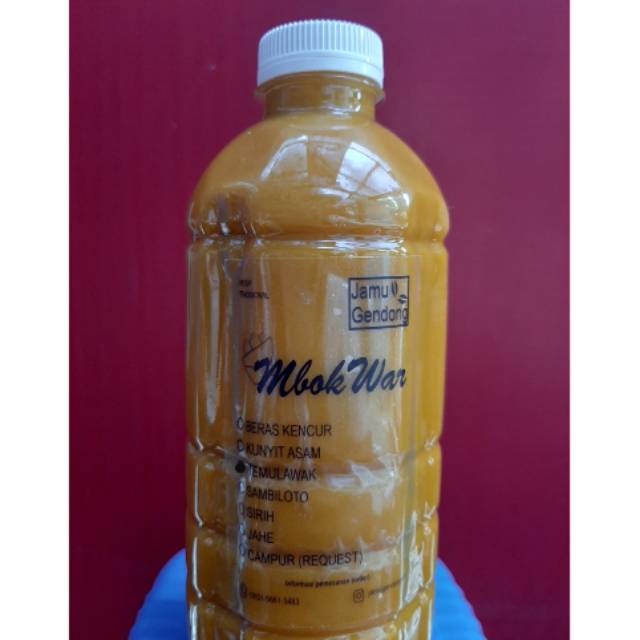 

Temulawak 500ml Jamu Gendong Mbok War