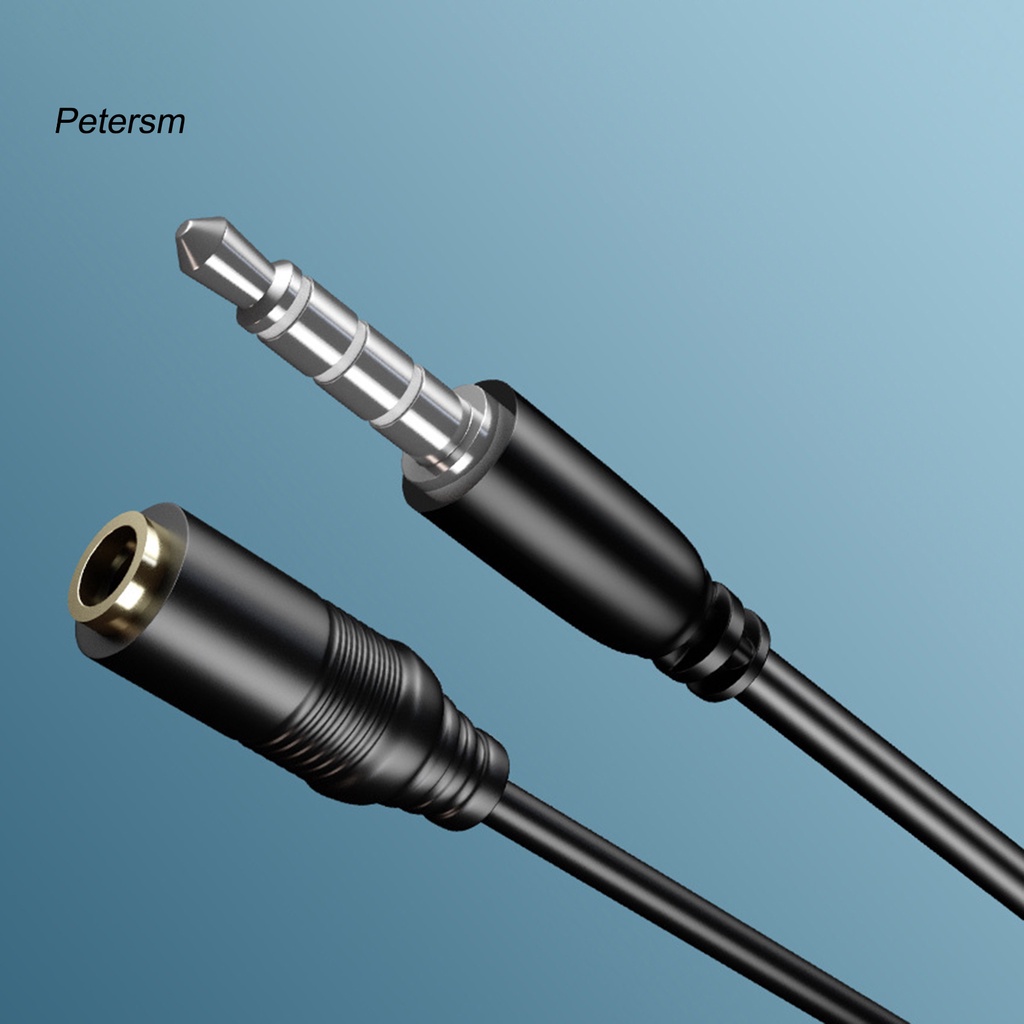 (Pt) Kabel Extension Audio Headphone Portable Panjang 0.75m Dengan Jack 3.5mm