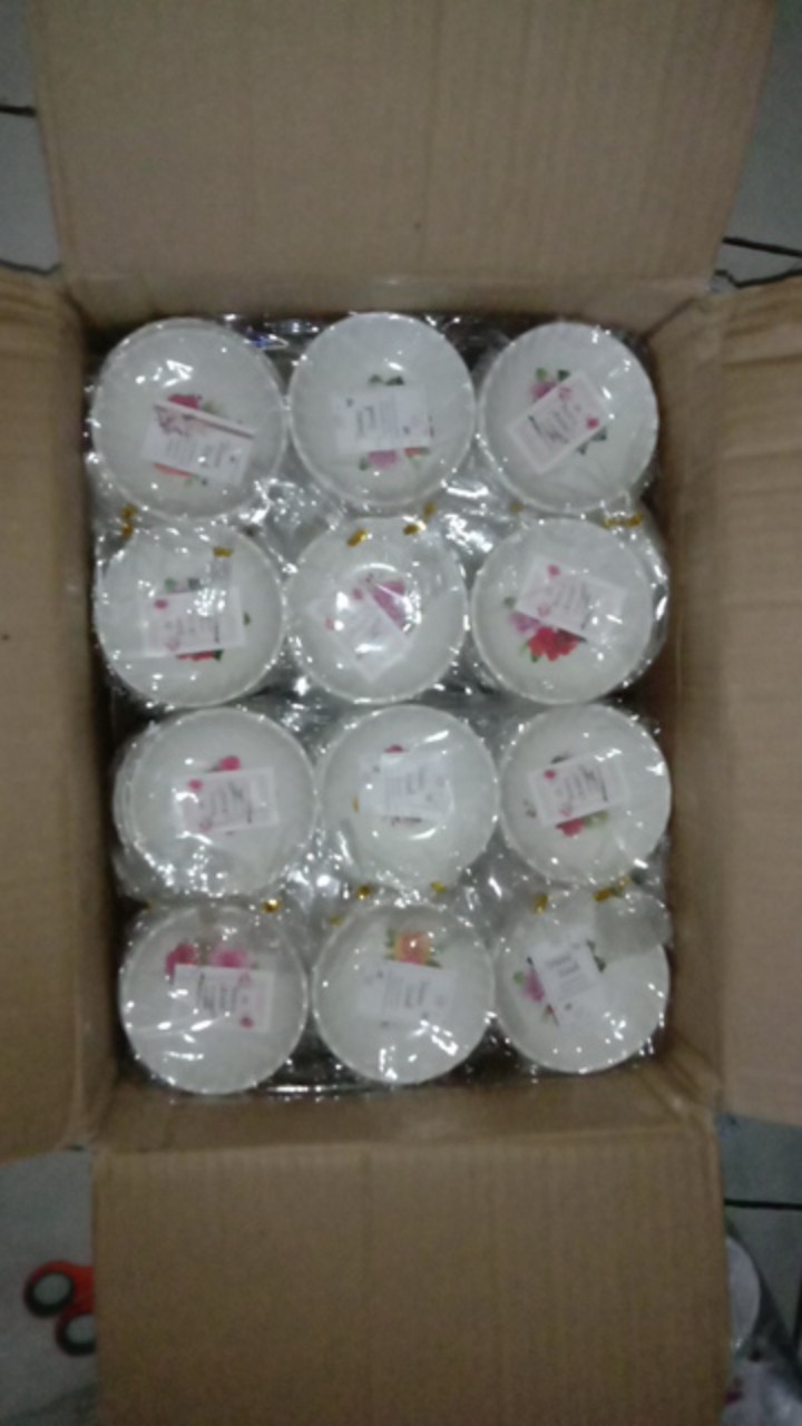 Souvenir Pernikahan Mangkok Melamin Bulat Kemas Plastik