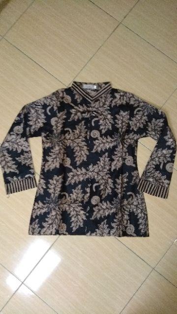 Atasan Batik Blues Batik Terlaris Baju Atasan Cewek Modern