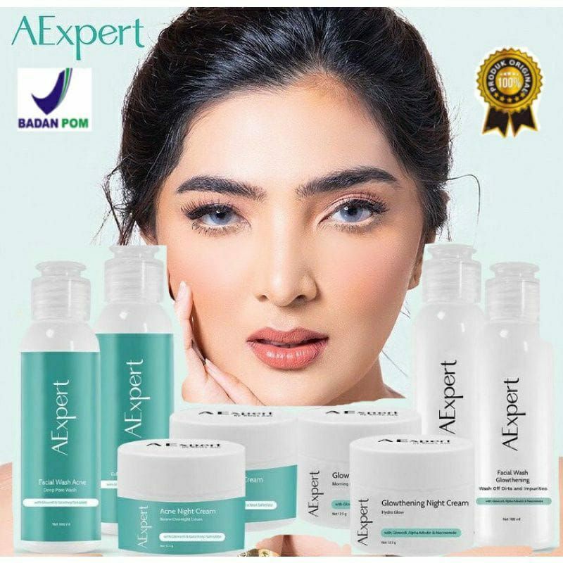 Skincare Aexpert Free Gift Cantik by Ashanty Hermansyah  ORIGINAL 100% Aekspert skincare