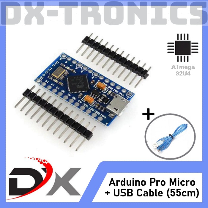 Arduino Pro Micro ATMega32U4 5v 16MHz Promicro + USB Cable