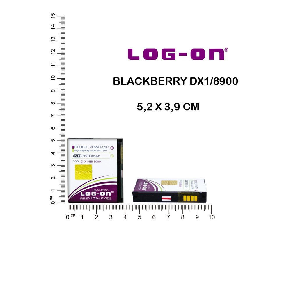 LOG - ON Baterai BLACKBERRY 8900 - batre BB 8900 JAVELIN DX1 battery ORIGINAL