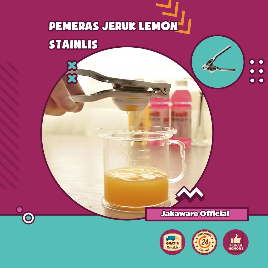 STAINLESS STEEL LEMON ORANGE JUICER PRESSES CLIP ALAT PERAS BUAH JERUK NIPIS PEMERAS PRESS PRES PORT