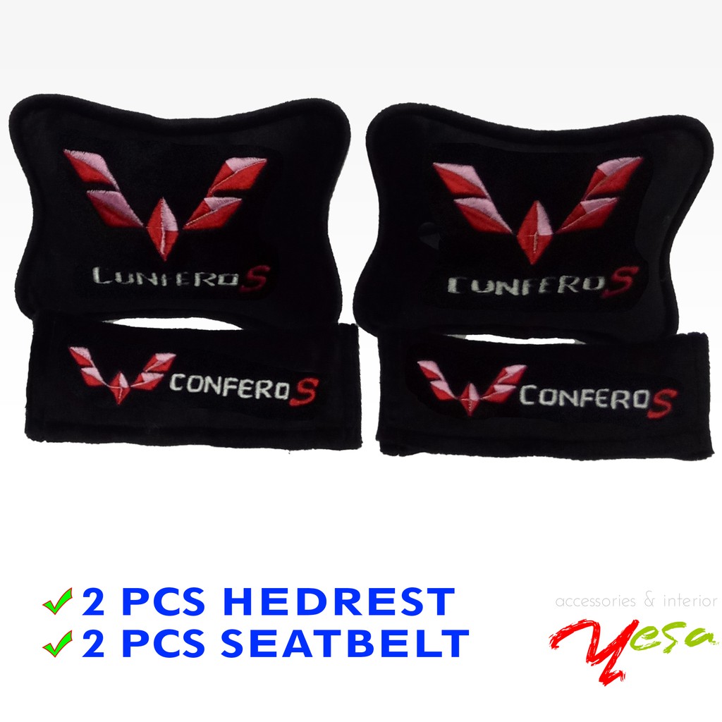 Bantal mobil Confero S Headrest mobil interior mobil aksesoris mobll