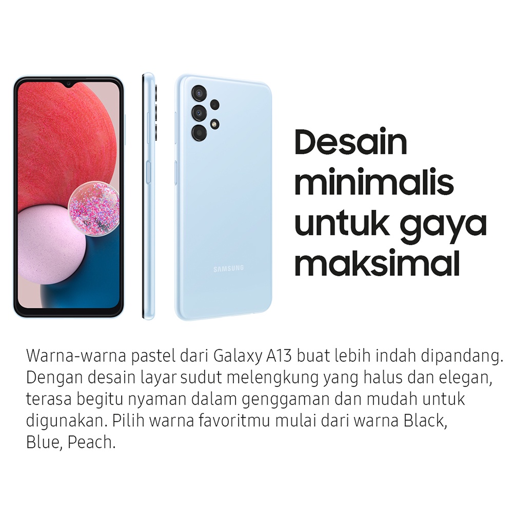 Samsung Galaxy A13 4/128 6/128 4GB 6GB 128GB RAM 4 6 ROM 128 GB HP Smartphone Android-5