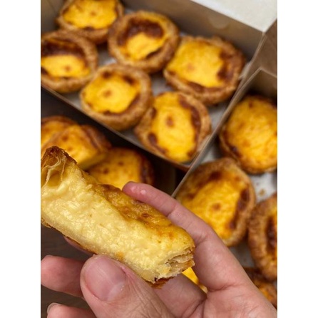 

[CF501] Portuguese Egg Tart by PillowCake (Isi 6 pcs / per box) [hu -17]