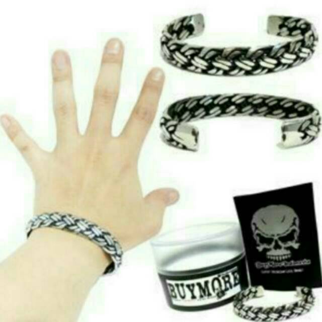 Gelang papua rajut anyam keren stainlestell