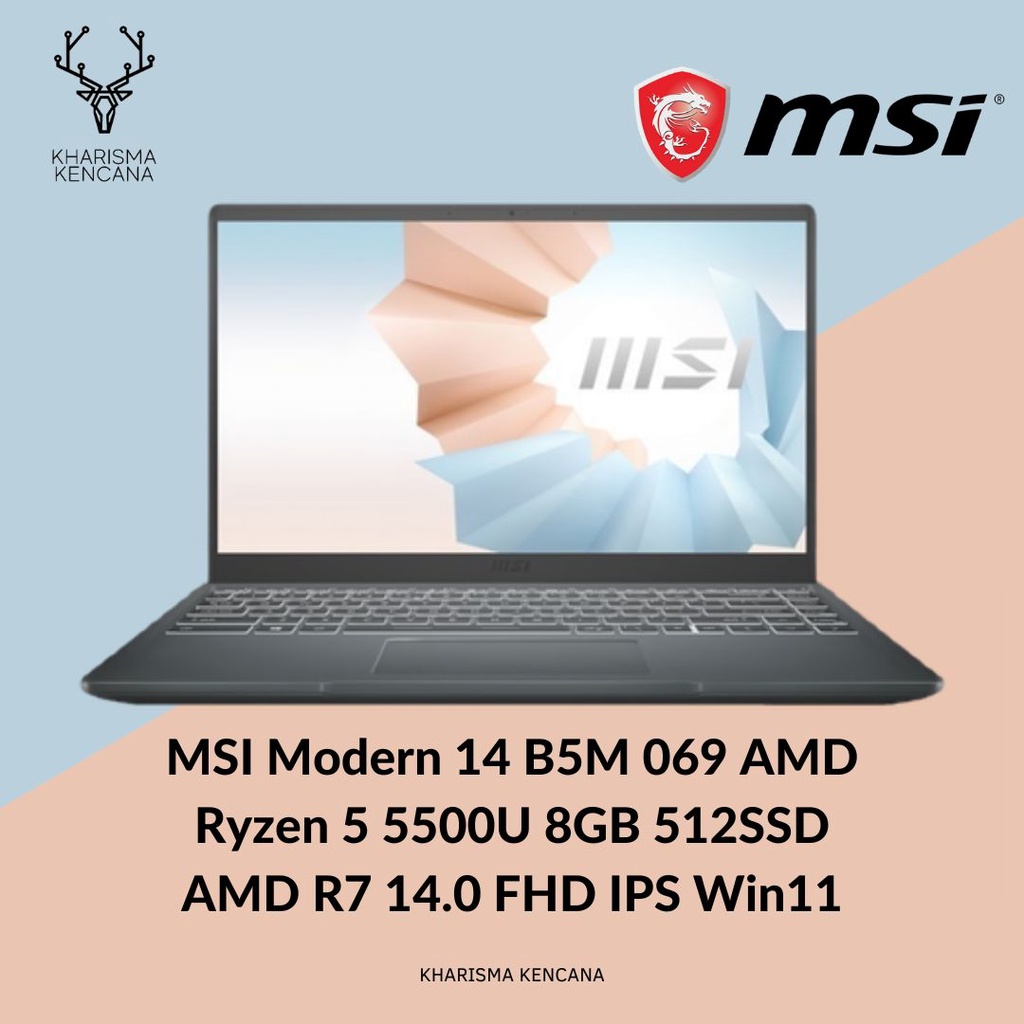 Msi modern 14 amd ryzen 5