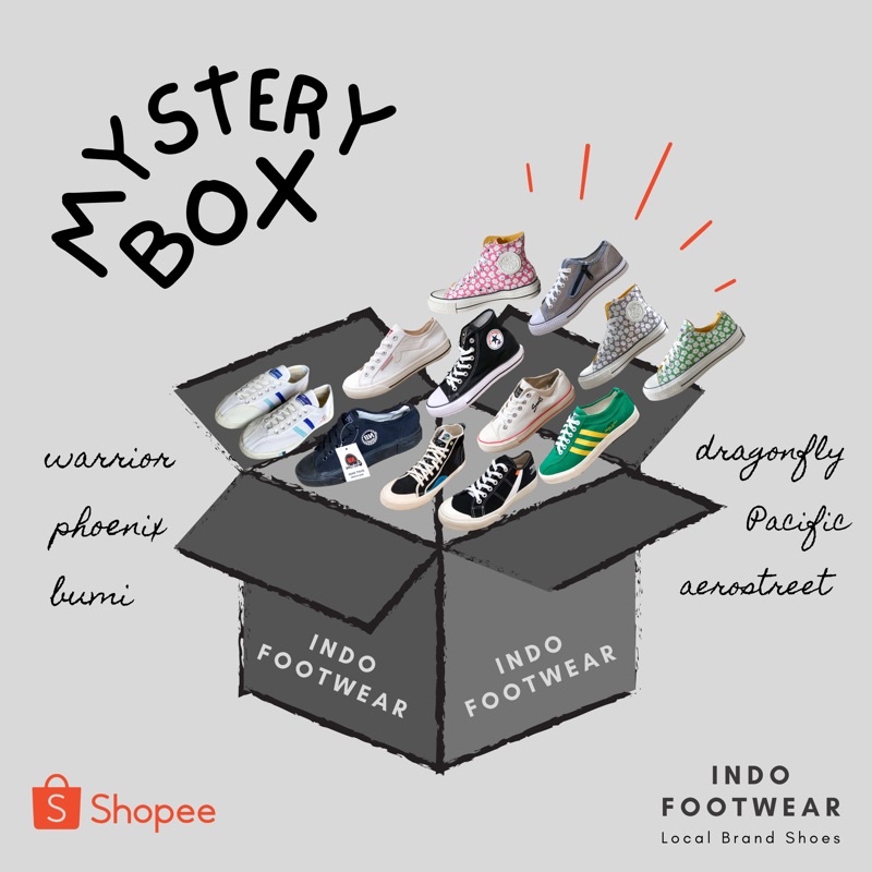 Mystery Box Sepatu Indofootwear