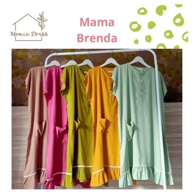 MAMA BRENDA || Daily Dress Pendek Original by Momie Dress