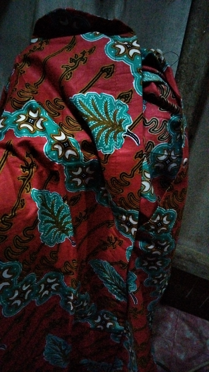 Benang Raja Tunik Batik Wanita Lengan Panjang Ukuran M L Xl