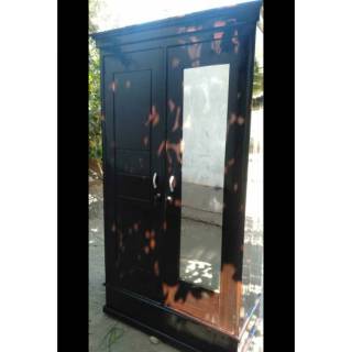  Lemari  kayu  jati pintu 2 lemari  kayu  murah lemari  pakaian  