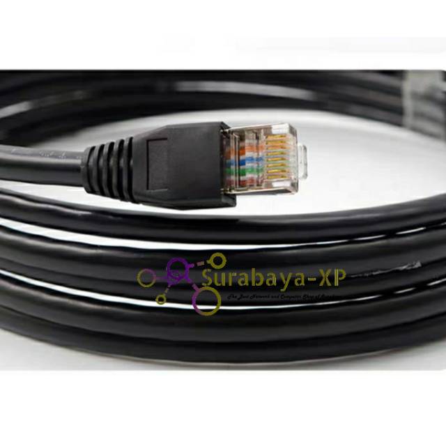 Kabel LAN 10M UTP STP FTP CAT5E 10 M 10 Meter 10Meter CAT 5E Vascolink Outdoor