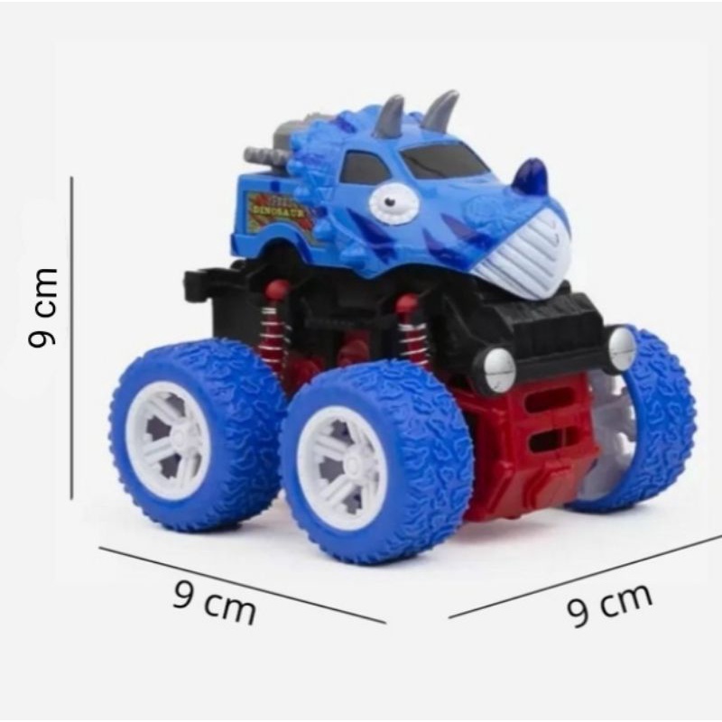 mobil off road monster zap Dino &amp; police car  mainan anak