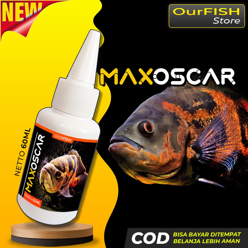 OURFISH - Obat Mutasi Ikan Max Oscar Vitamin Tiger Batik Albino Paris Tembaga Pakan Pelet Makanan