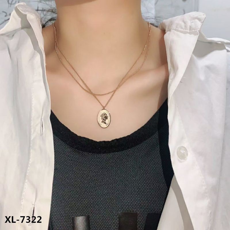 kalung layer koin victoria asli tianium