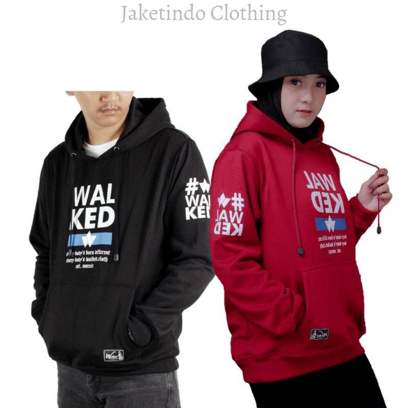 WALKED Original Sweater Pria Hoodie Distro Sablon - jaket switer