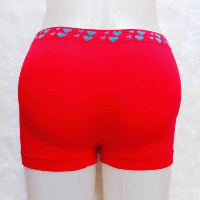 Celana Dalaman Wanita Hotpants Cd Cewek Segiempat Boxer Wanita Rajut Strech Jumbo XXL Celana Dalam