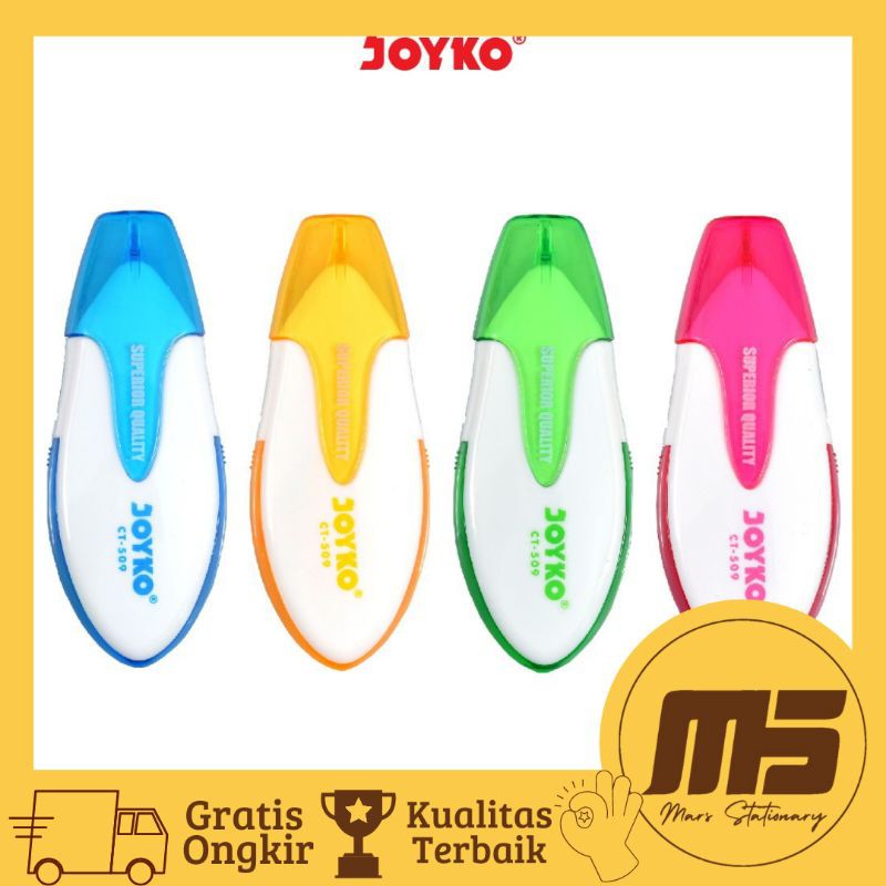 

Correction Tape Joyko CT-509 | Tipe-X Roll | Tipe-X kertas | Stip Roll