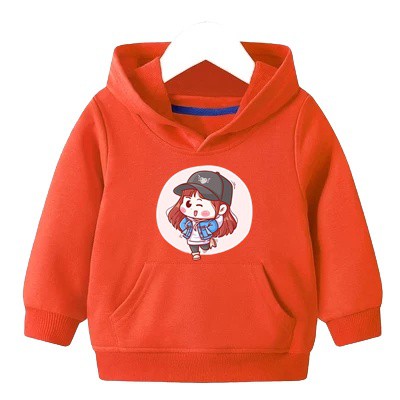 Hoodie Anak Funny Girl Sweater Anak Fleece Baju Anak