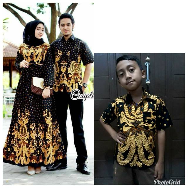 Bisa cod baju batik bilda gamis modern anak muda muslim