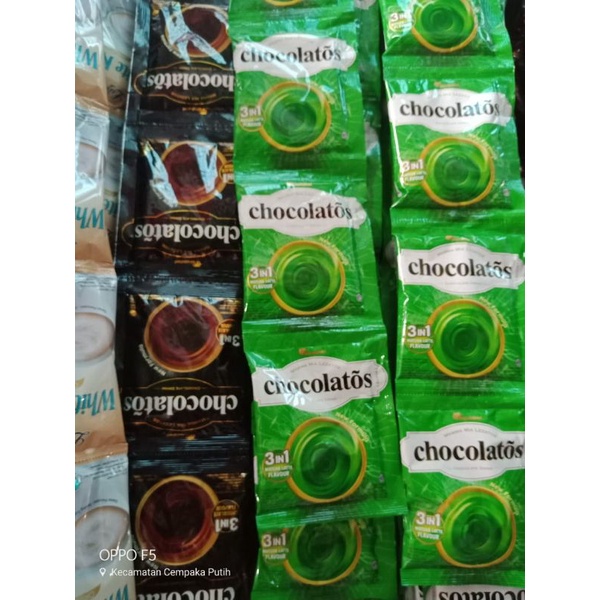 Chocolatos Drink Renceng isi 10 Sachet Original &amp; Matcha Latte