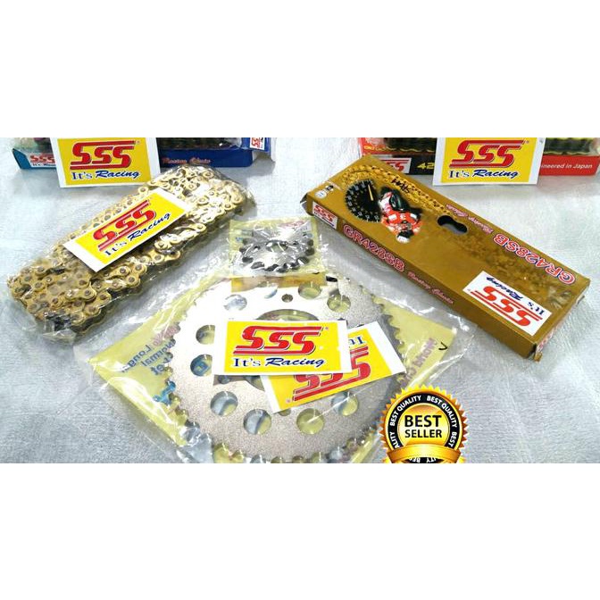 MURAH MERIAH Gear set SSS CB150R / CBR150R / Megapro / Verza Termurah - 37s/d40