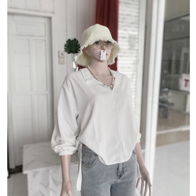 Blouse rayon crinkle oversize