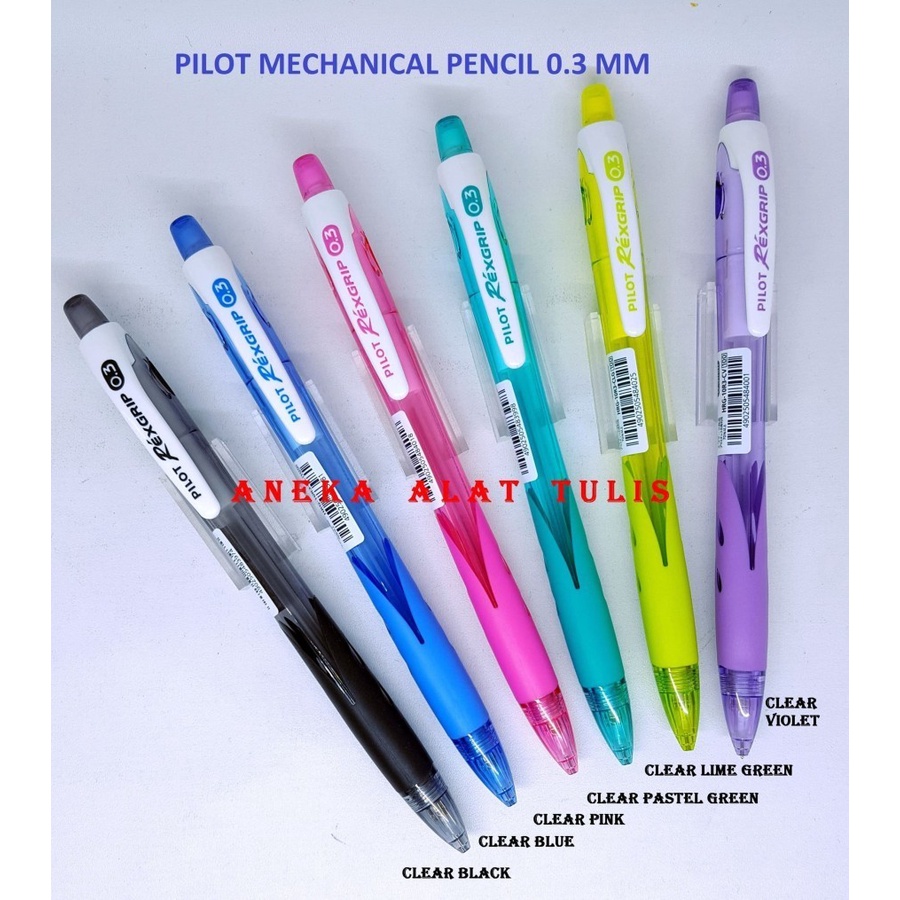 

PILOT MECHANICAL PENCIL REXGRIP 0.3 mm / 0.5 mm - HRG-10R3 / H-105