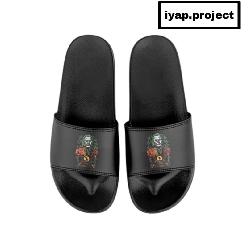 SANDAL SLIP ON | SENDAL | MOVIE | JOKER | PSYCHO | SLIP ON PRIA WANITA UNISEX | SANDAL SLIDE SLIPER 