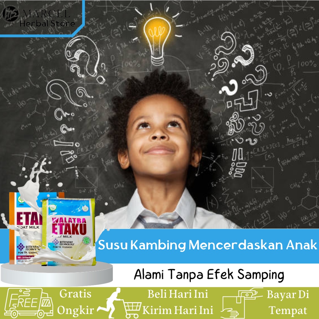 

Walatra Etaku Susu Kambing - Berkhasiat Membuat Anak Pintar, Aktif, Menambah Daya Ingat, Menambah Nafsu Makan Secara Alami Tanpa Efek Samping