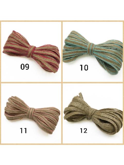 1 YARD  - 0.6 CM |  PITA GONI WARNA | PITA HAMPERS KADO (Harga per 1 yard 90 cm BUKAN 1 Roll)
