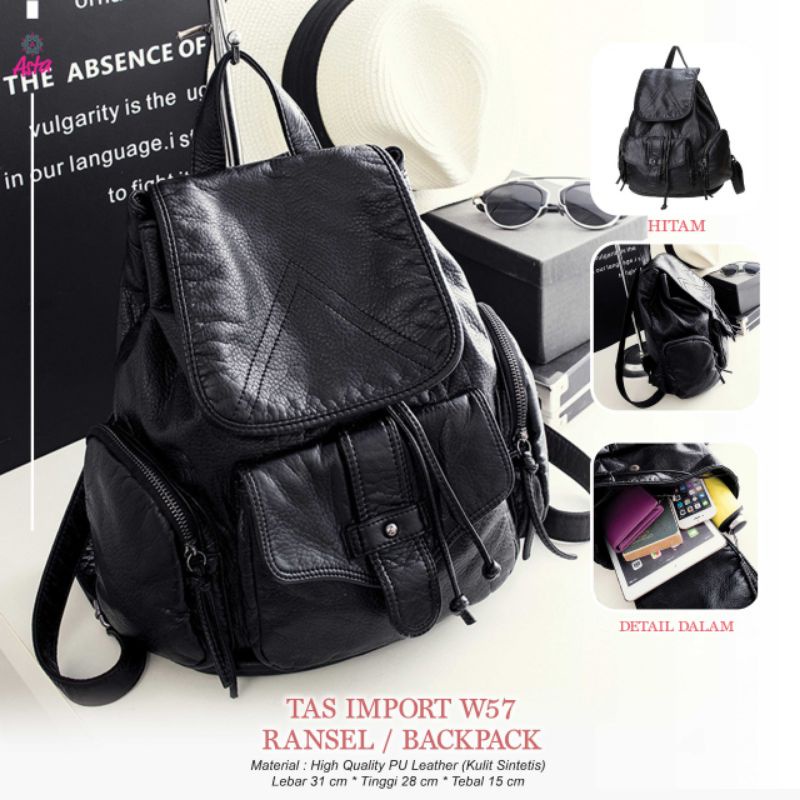 ASTA TAS RANSEL IMPORT WANITA