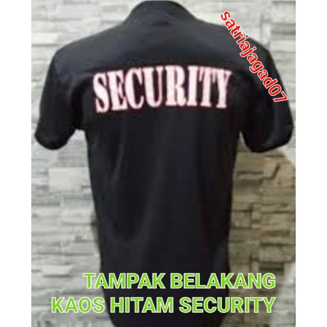 KAOS PENDEK SATPAM / SECURITY