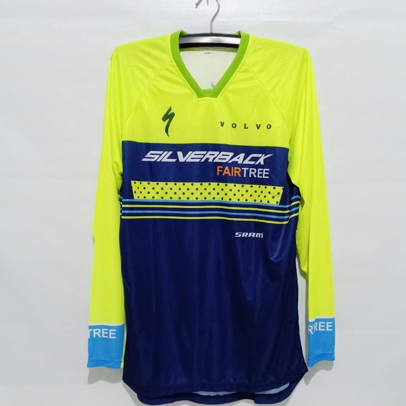 Jersey Kaos Sepeda Gowes Cross Lengan Panjang