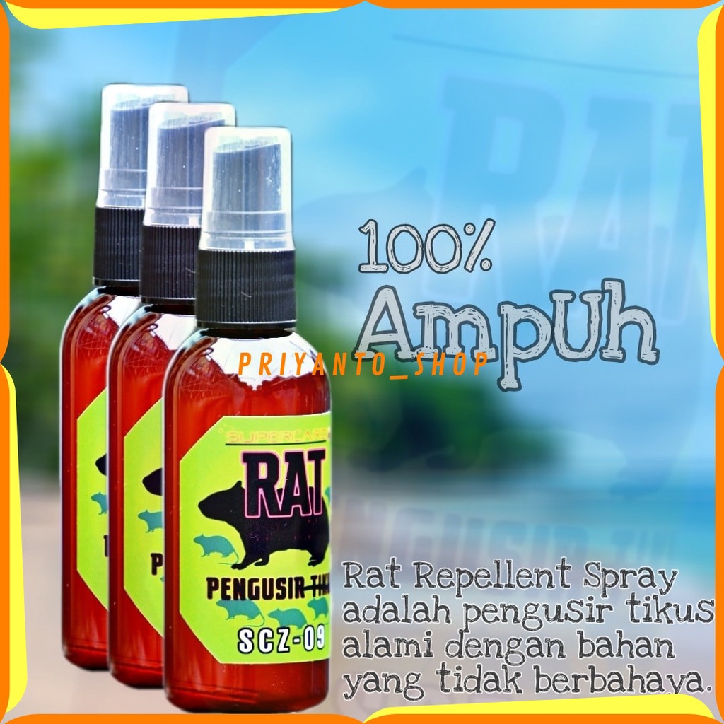 Rat Repellent Spray Penghusir Tikus, Pembasmi Tikus 100% Ampuh