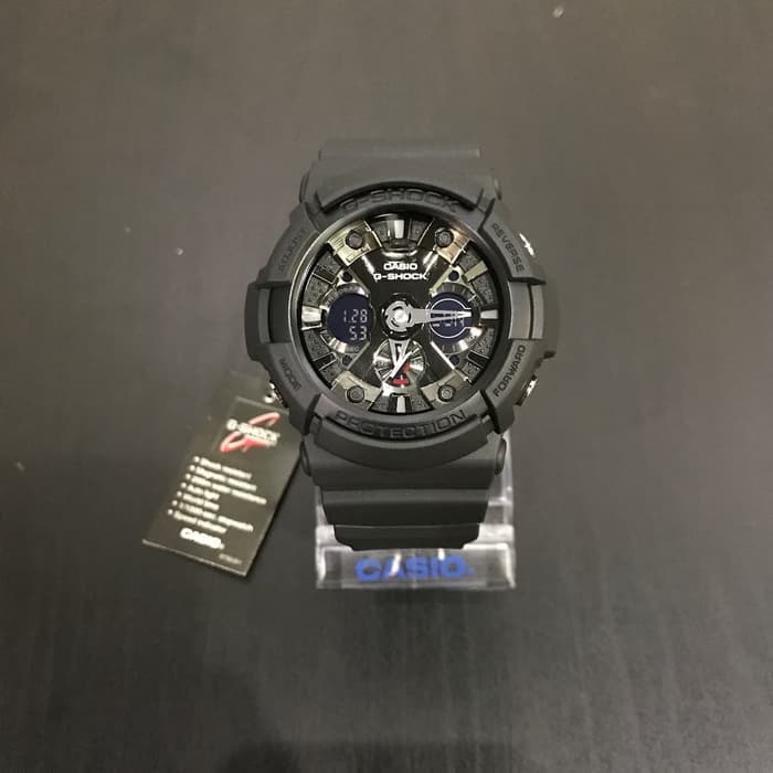Jam Tangan Pria Casio G-Shock GA-201-1A Black GA 200 Original BM