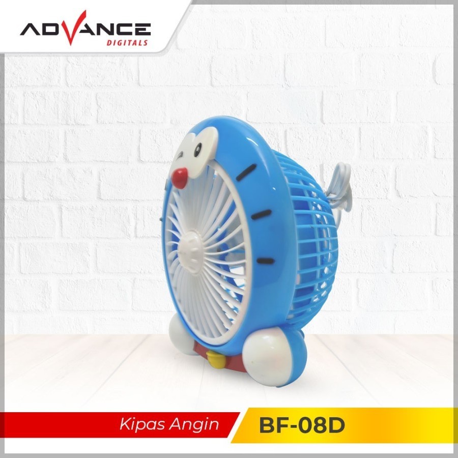 Kipas Angin ADVANCE BF-08D Karakter Doraemon Duduk 8 inch Original