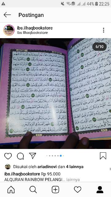 Al quran reinbow pelangi