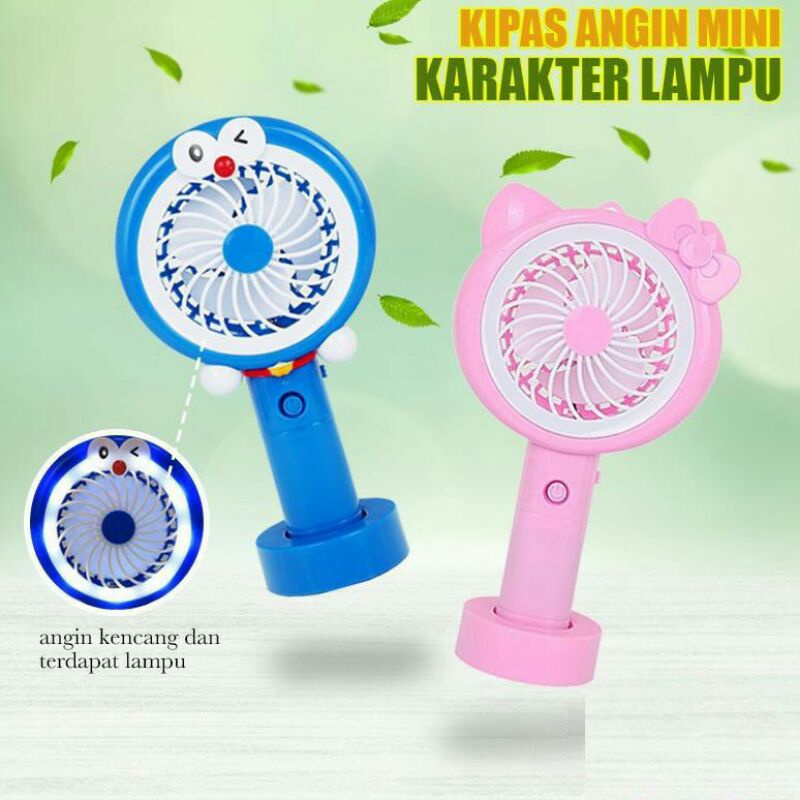 Kipas angin mini Fan portable Kipas SX-109 disertai Lampu dan pengisian daya Kipas Angin mini Fan