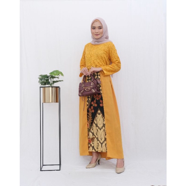 Gamis Broklat Kombinasi Batik Matt Katun