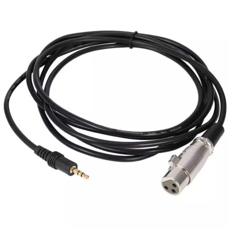 Kabel Microphone 3.5mm to XLR Karaoke Mic for BM-800 BM-900 BM-700 2M