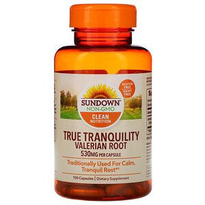 Sundown Naturals Valerian Root 530 mg 100 Cap Vit Tidur Tenang