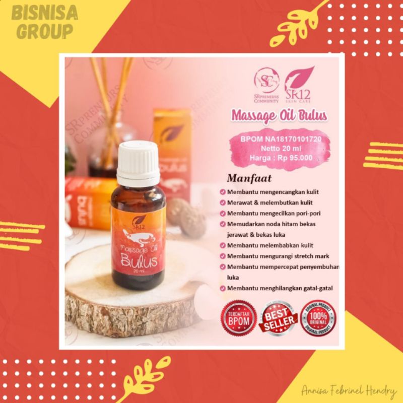 SR12 SR 12 MINYAK BULUS PENGENCANG PEMBESAR PAYUDARA MR P ORI OBAT GATAL OBAT BEKAS LUKA ASLI ORIGIN