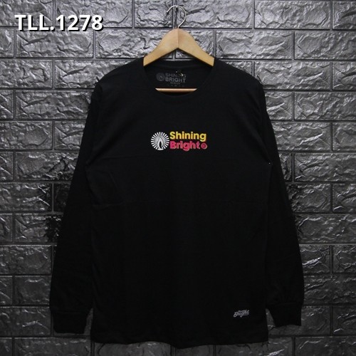 Kaos Lengan Panjang Skatelong Volcom Distro Bandung T-shirt surfing Baju Atasan